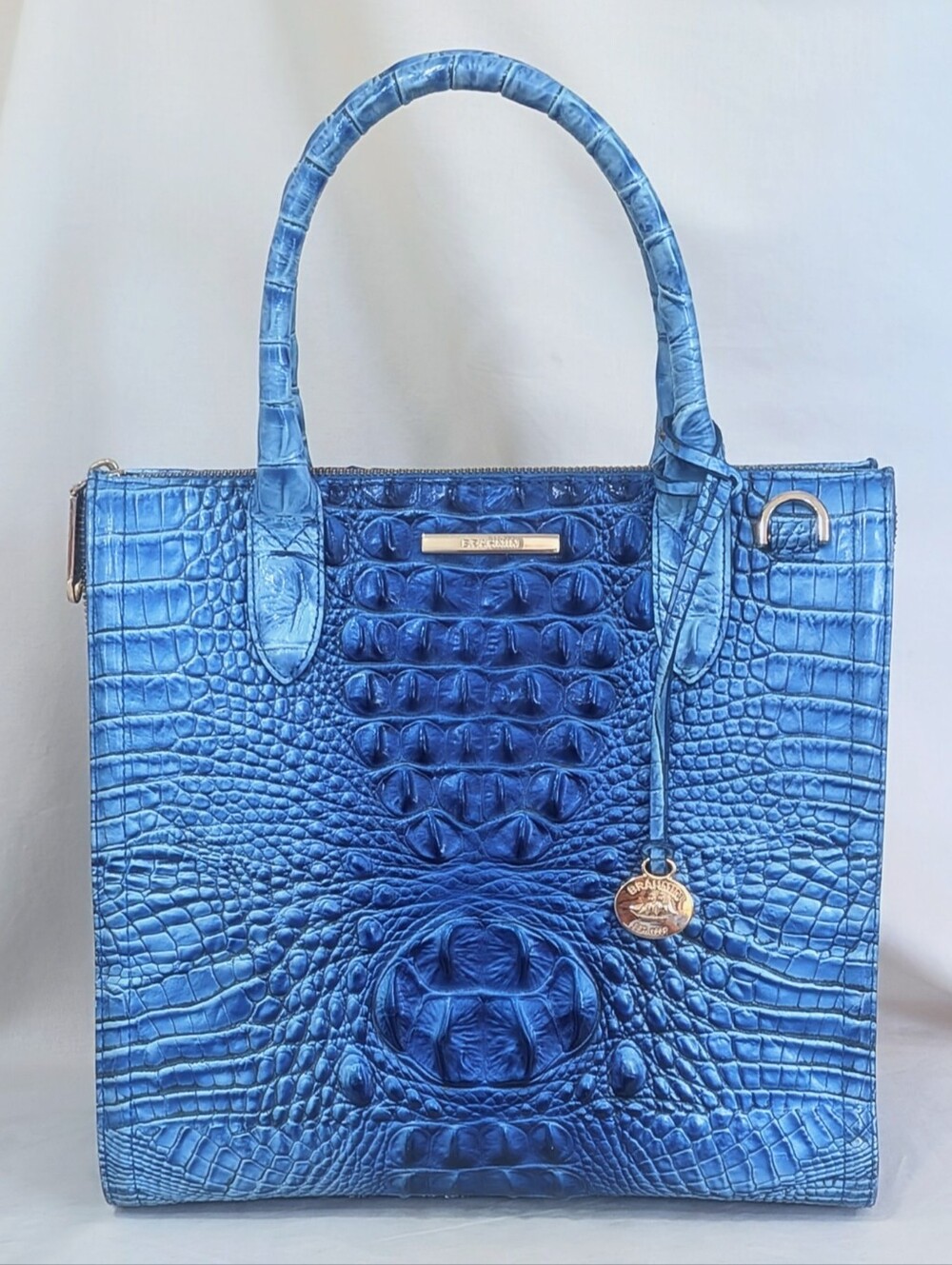 EUC Brahmin Large Caroline in Electric Blue Ombre without strap